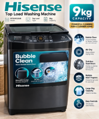 Hisense 9KG Top Load Washing Machine – East Africa Model