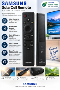 Samsung SolarCell Remote – Rechargeable/Solar