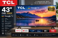 TCL 43" Google TV 1080p