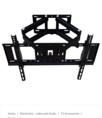 Full-motion (Swivel) TV Wallbracket - For 43" to 75" TVs - Heavy Duty Double Arm