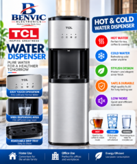 TCL Hot & Cold Water Dispenser - Silver Stainless Steel - Hot Cold Normal