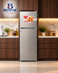 Ramtons RF/173 - 128 Litres Double Door Fridge - Silver Grey
