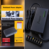 Universal Notebook Power Adapter 96W 12-24V - 8 Connectors Laptop Charger